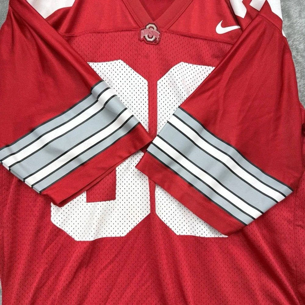 VTG Nike Ohio State Buckeyes Mesh Jersey #30 Authentic Korea-Made Swoosh Size M